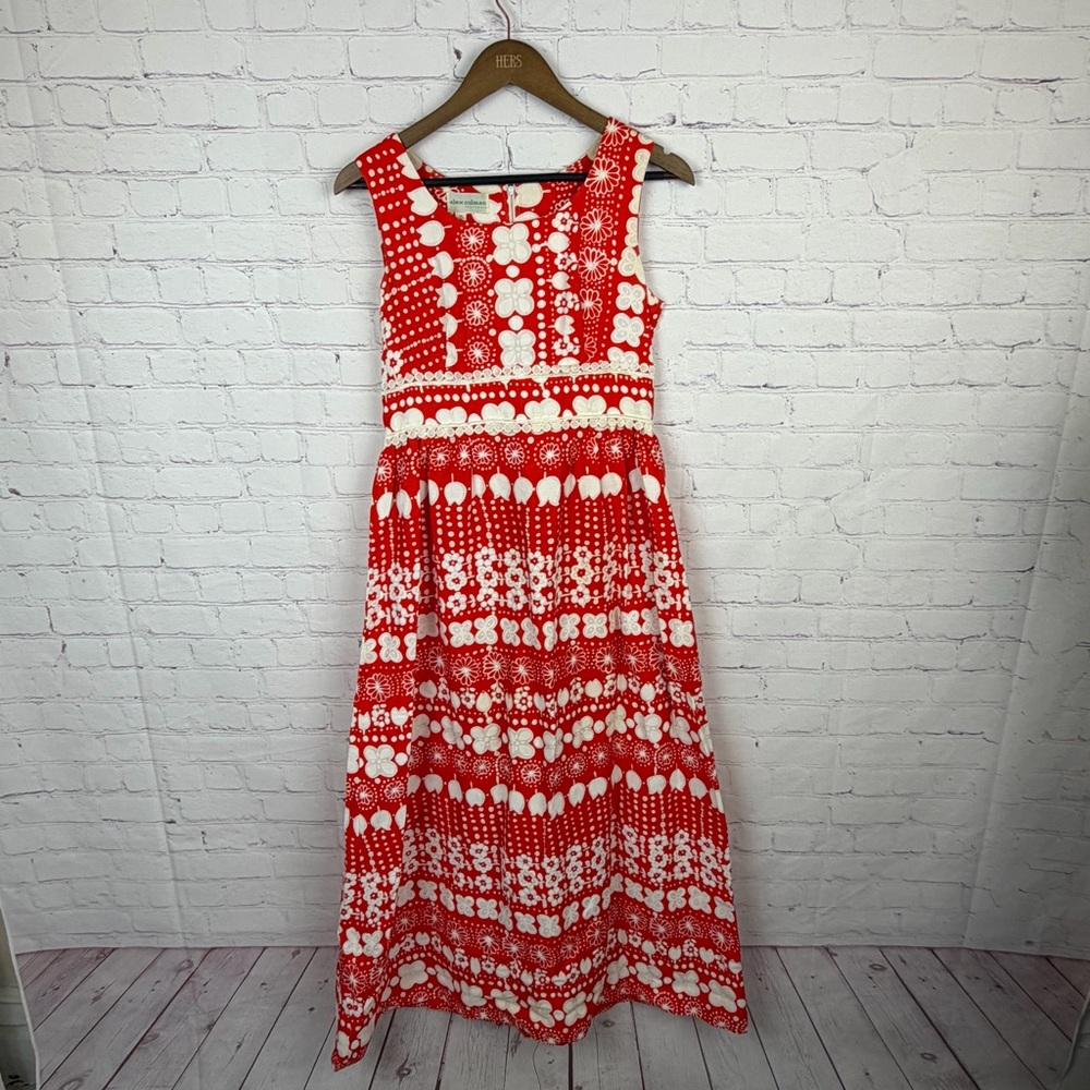 Alex Coleman 70s Vintage Maxi Dress (NO SIZE) Whimsical, Twee, Mod, Cottage - Picture 2 of 16
